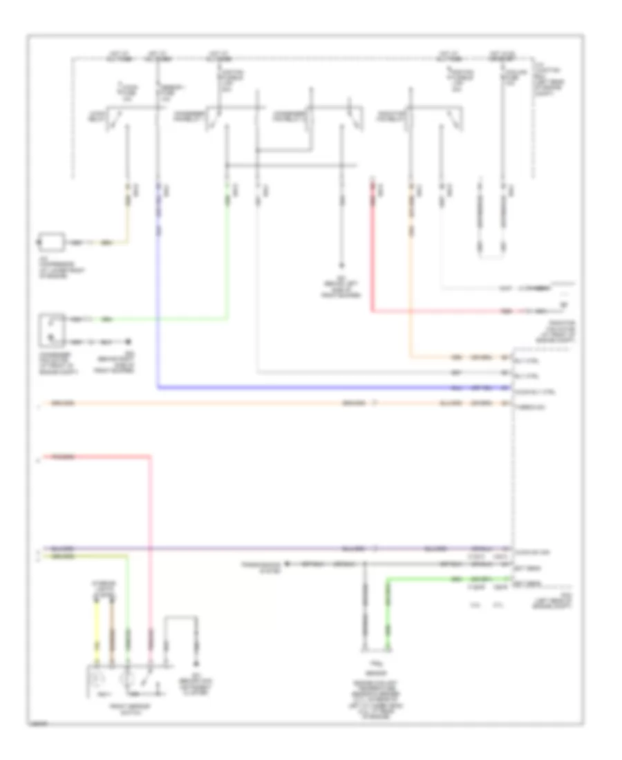 Manual A C Wiring Diagram 2 of 2 for Hyundai Santa Fe GLS 2008