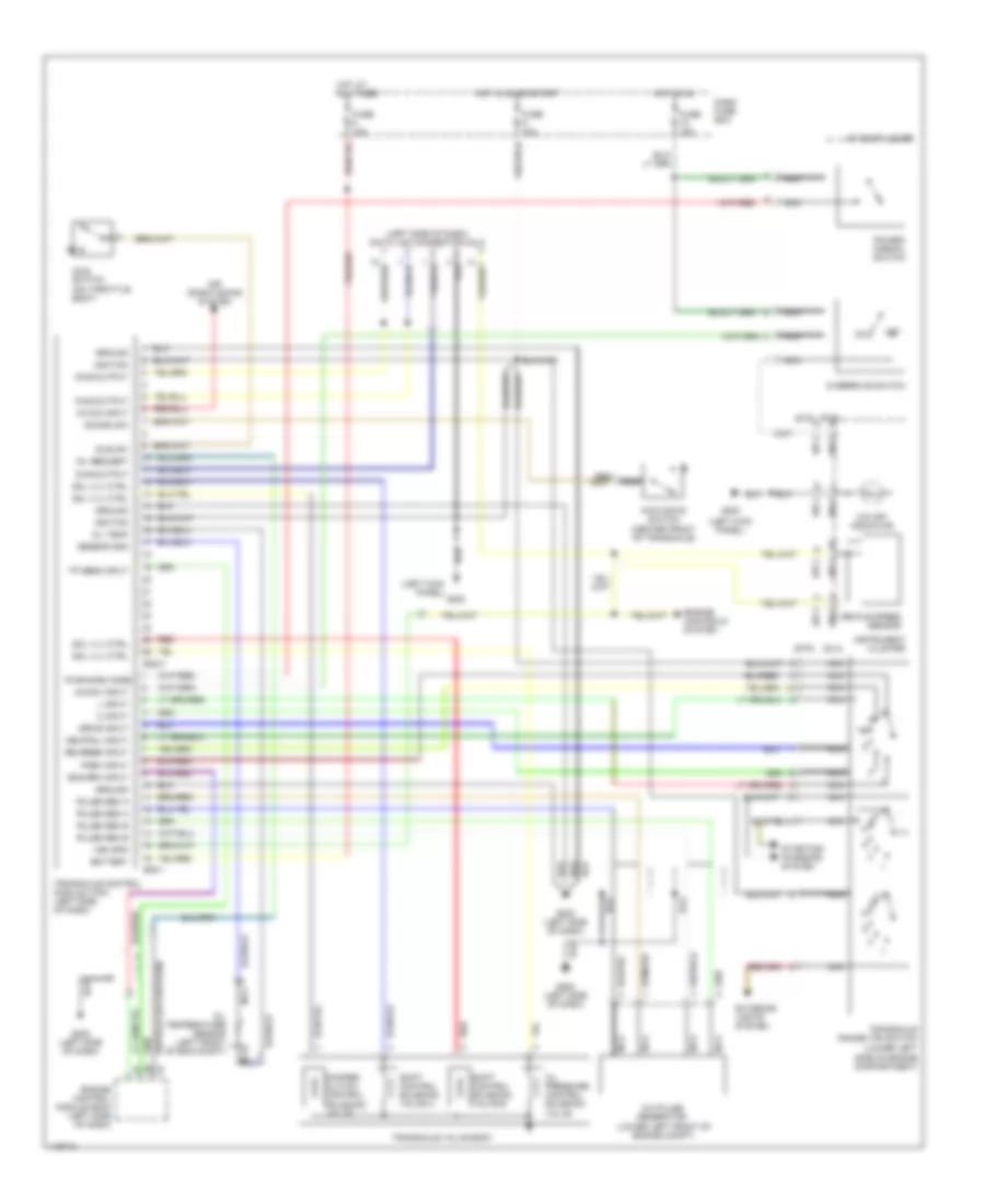 A T Wiring Diagram for Hyundai Accent GS 1997