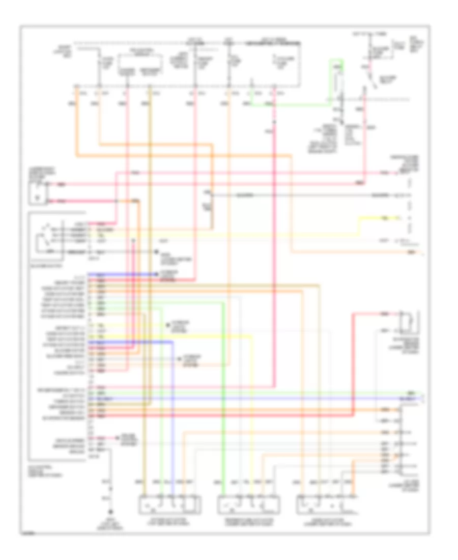 Manual A C Wiring Diagram 1 of 2 for Hyundai Veloster 2013