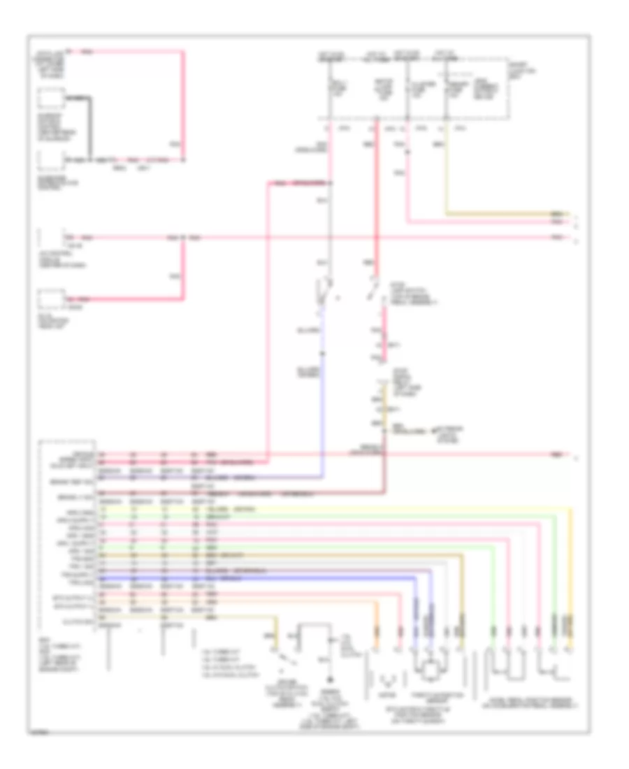 Cruise Control Wiring Diagram 1 of 2 for Hyundai Veloster 2013