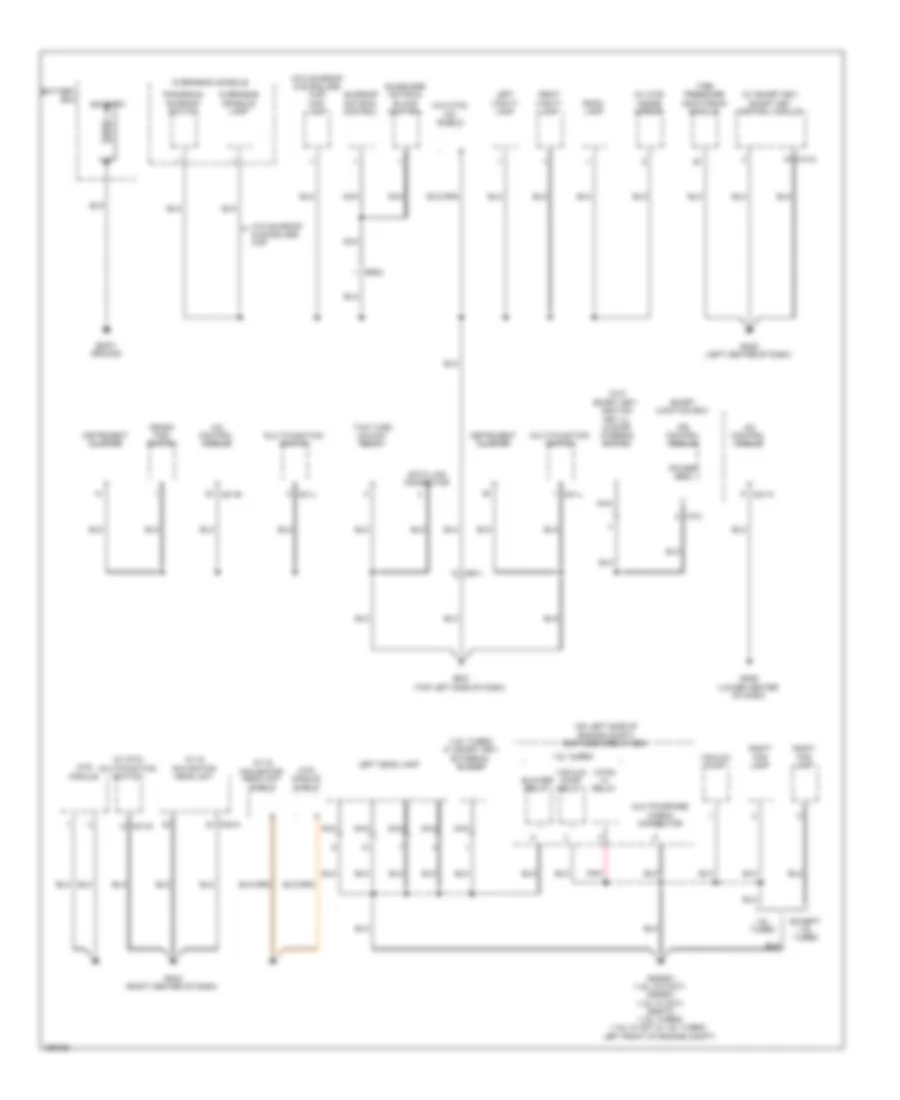 Ground Distribution Wiring Diagram 1 of 4 for Hyundai Veloster 2013