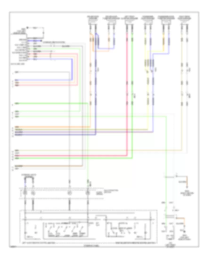 Navigation Wiring Diagram, without Amplifier (2 of 2) for Hyundai Veloster 2013