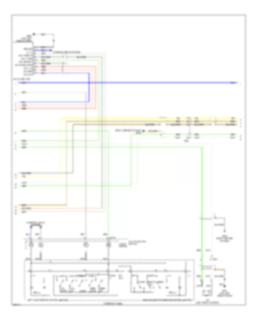 Radio Wiring Diagram with Amplifier 2 of 3 for Hyundai Veloster 2013
