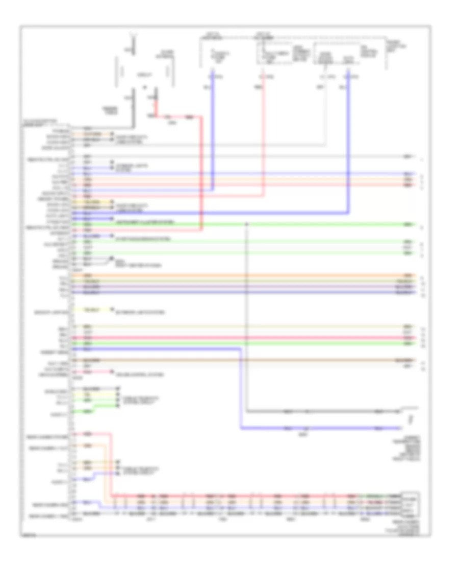 Radio Wiring Diagram without Amplifier 1 of 2 for Hyundai Veloster 2013