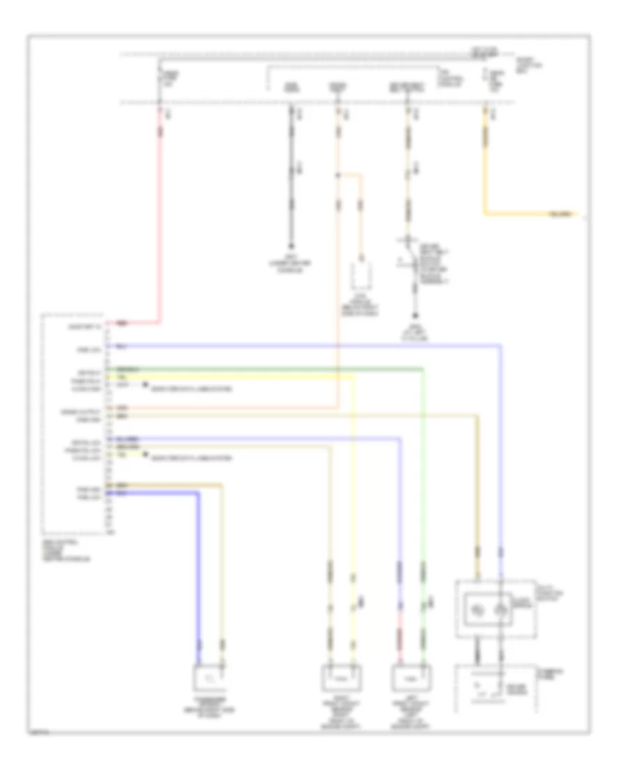 Supplemental Restraints Wiring Diagram Depowered 1 of 2 for Hyundai Veloster 2013