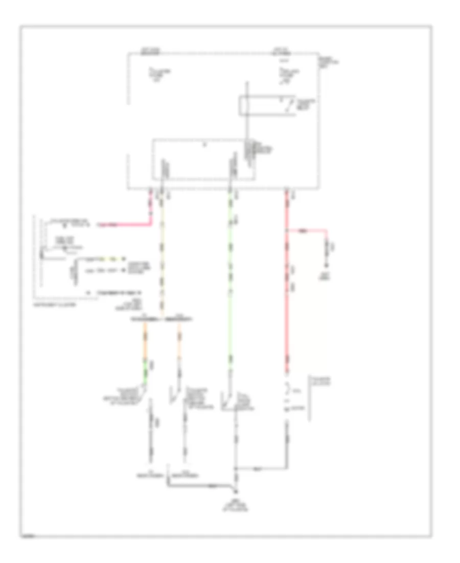 Power Tailgate Wiring Diagram for Hyundai Veloster Turbo 2013