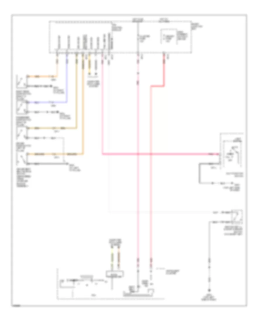 Chime Wiring Diagram for Hyundai Veloster Turbo 2013