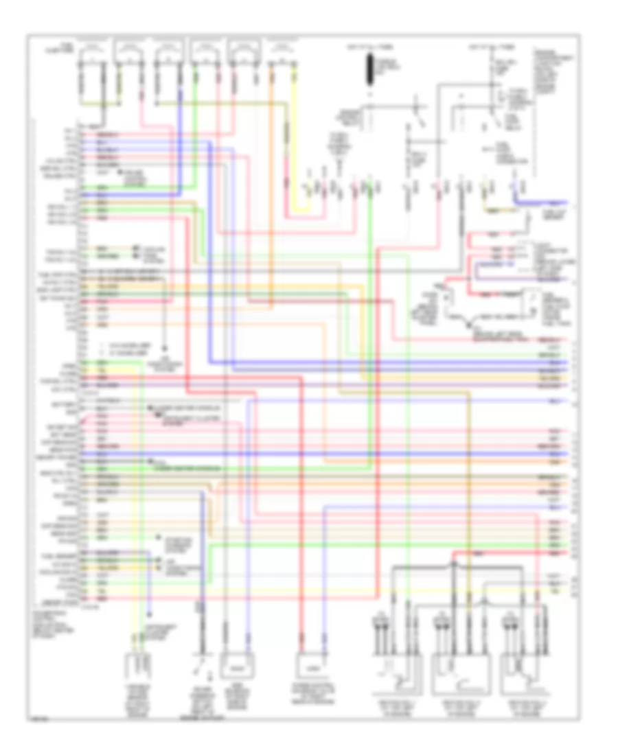 3 5L Engine Performance Wiring Diagram 1 of 5 for Hyundai Santa Fe LX 2004