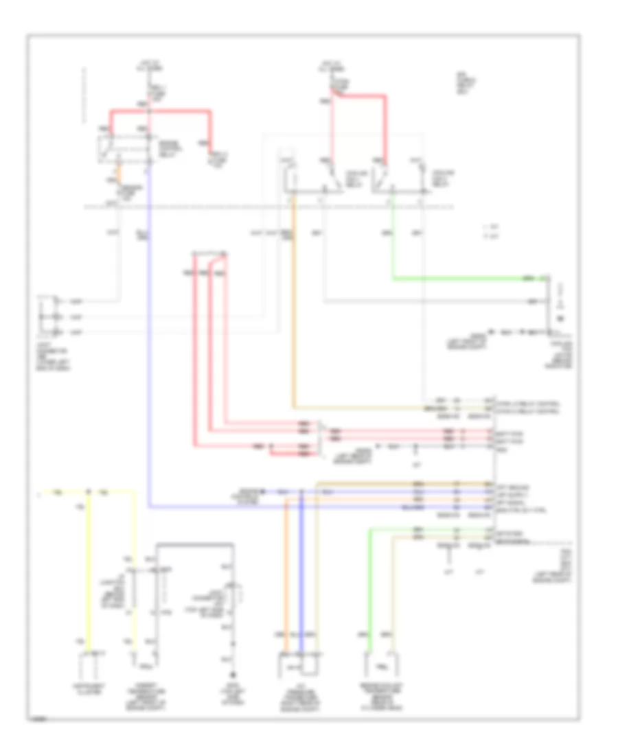 Automatic AC Wiring Diagram (2 of 2) for Hyundai Accent GLS 2014