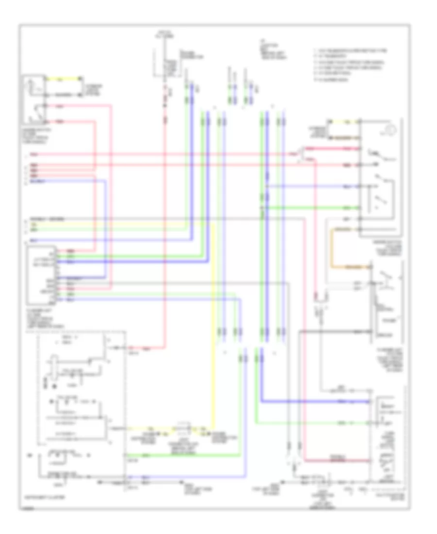 Exterior Lamps Wiring Diagram (3 of 3) for Hyundai Accent GLS 2014
