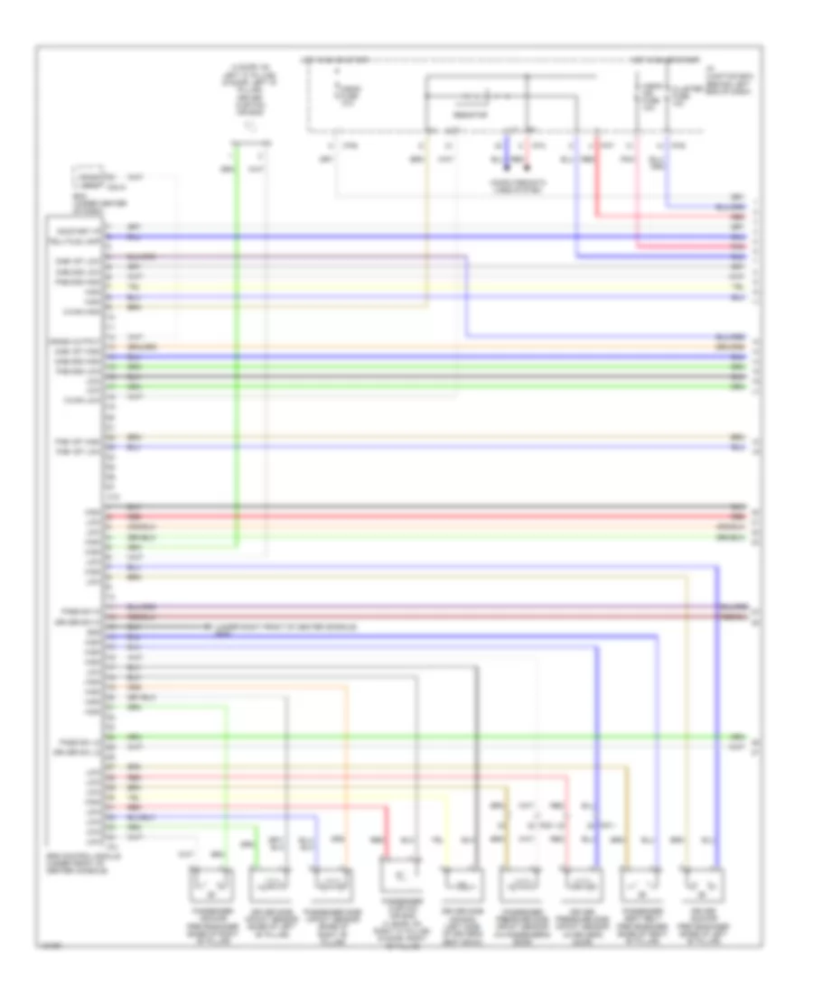 Supplemental Restraints Wiring Diagram Advanced 1 of 2 for Hyundai Accent GLS 2014