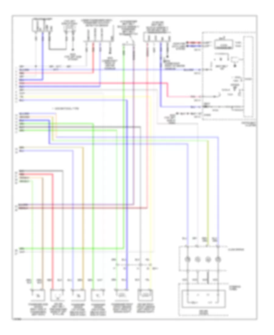 Supplemental Restraints Wiring Diagram Advanced 2 of 2 for Hyundai Accent GLS 2014