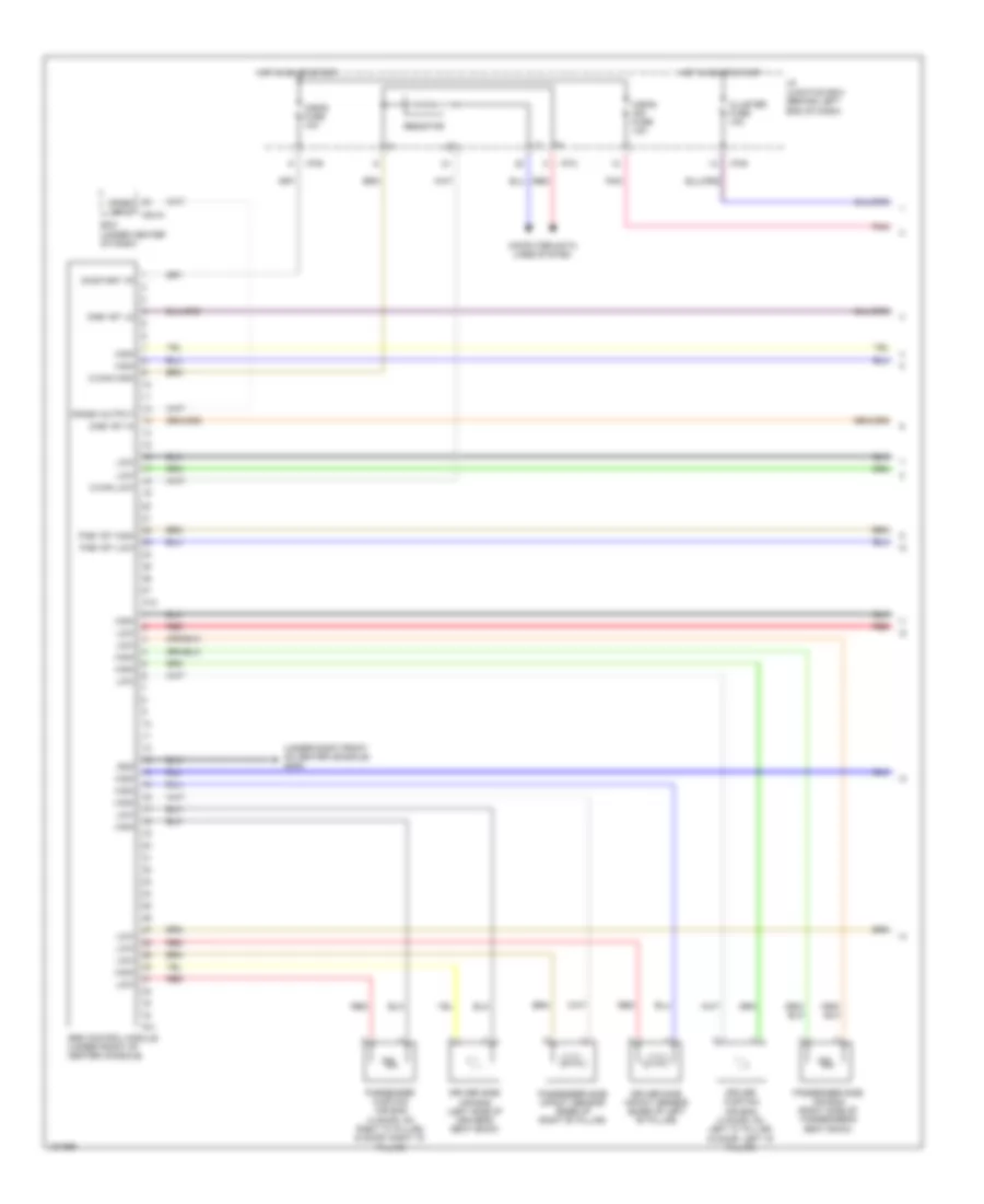 Supplemental Restraints Wiring Diagram, Depowered (1 of 2) for Hyundai Accent GLS 2014