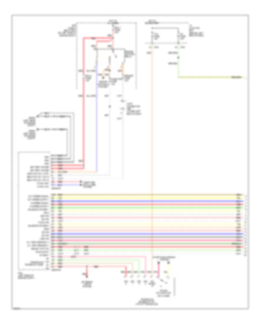 Transmission Wiring Diagram 1 of 2 for Hyundai Accent GLS 2014