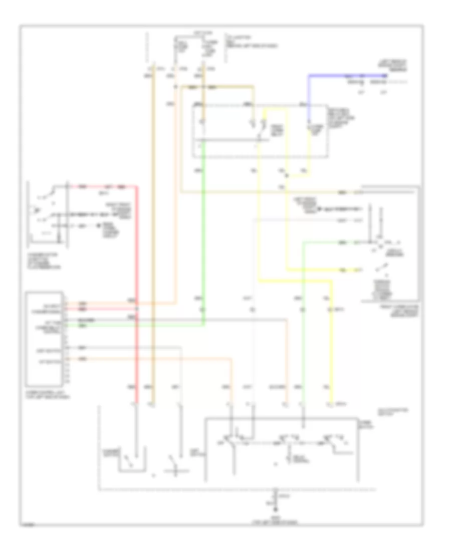 Электросхема передних стеклоочистителей дворников и омывателя лобового стекла, С Телескопический валик для Hyundai Accent GLS 2014