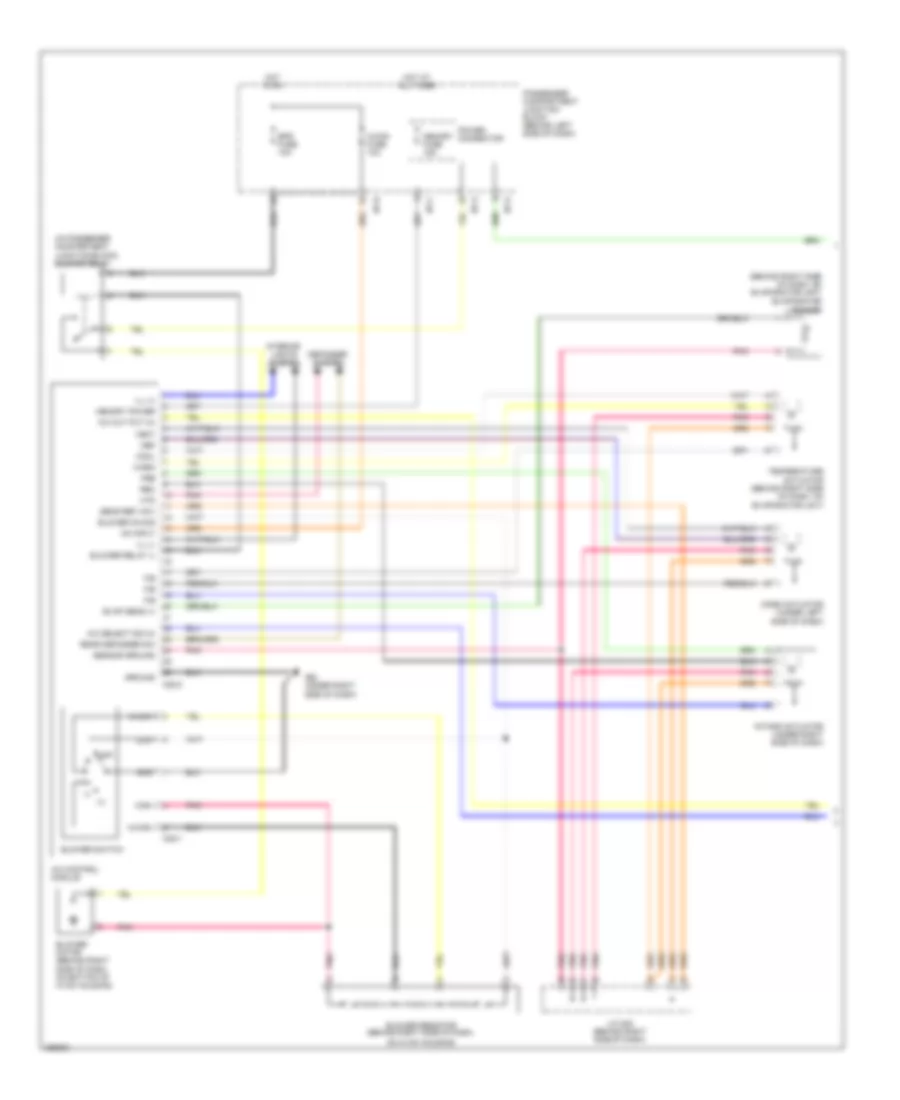 Manual AC Wiring Diagram (1 of 2) for Hyundai Sonata GLS 2008