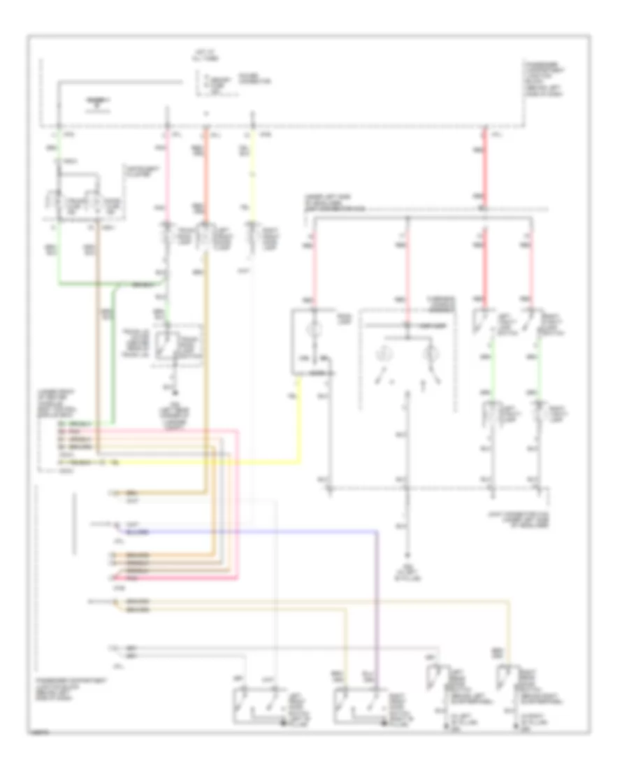 Courtesy Lamps Wiring Diagram for Hyundai Sonata GLS 2008