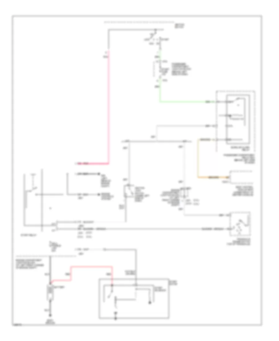 Starting Wiring Diagram for Hyundai Sonata GLS 2008