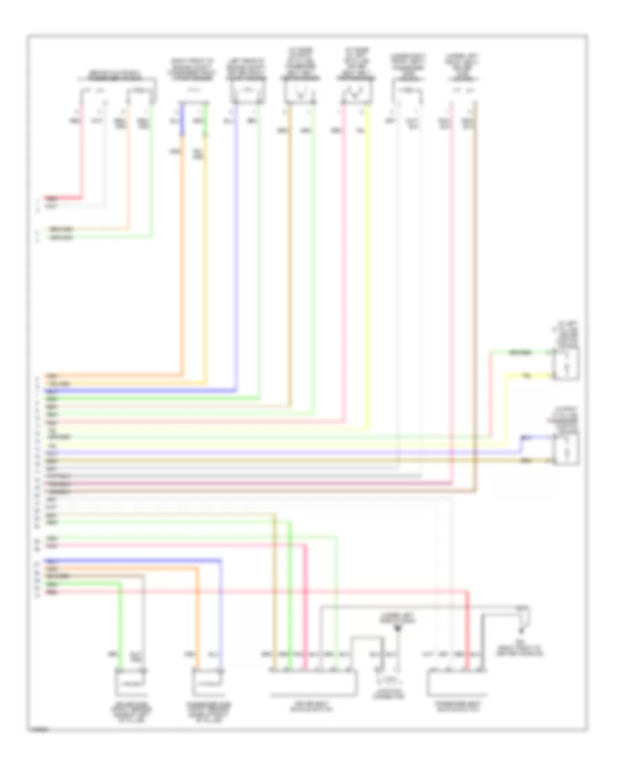 Supplemental Restraints Wiring Diagram (2 of 2) for Hyundai Sonata GLS 2008