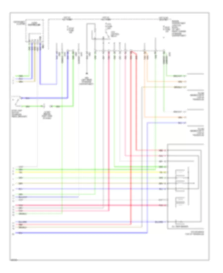 2.4L, Transmission Wiring Diagram (2 of 2) for Hyundai Sonata GLS 2008