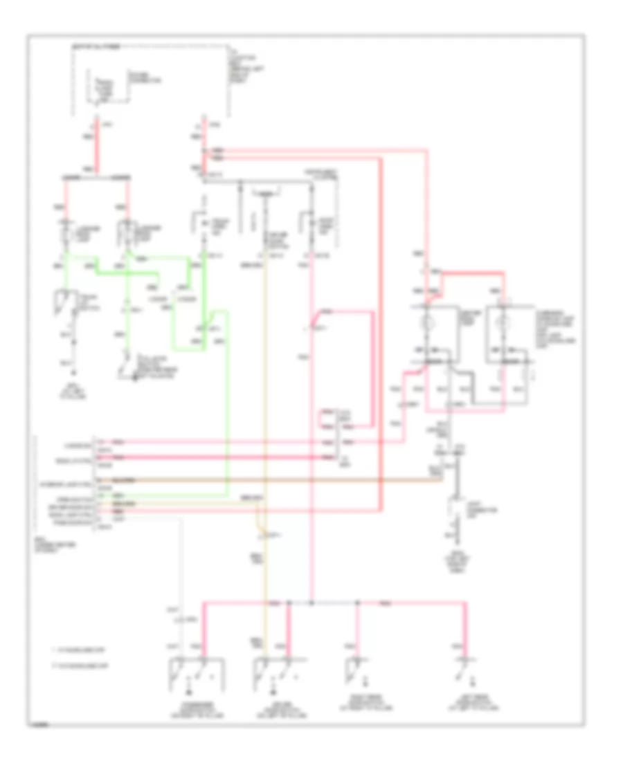Courtesy Lamps Wiring Diagram for Hyundai Accent GS 2014