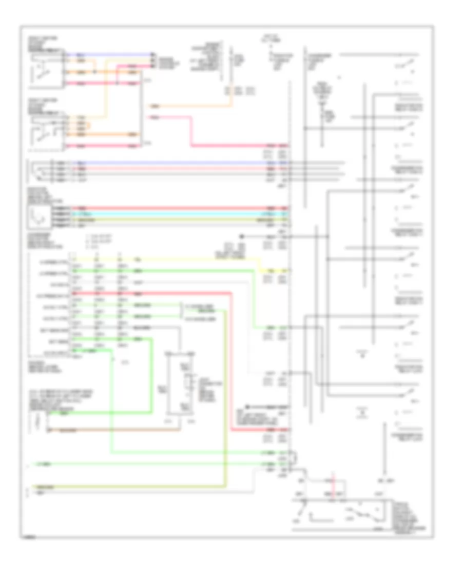 Manual A C Wiring Diagram 2 of 2 for Hyundai Sonata 2004