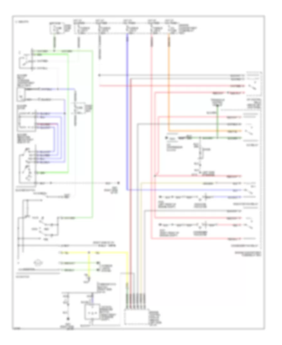 AC Wiring Diagram for Hyundai Elantra 1997