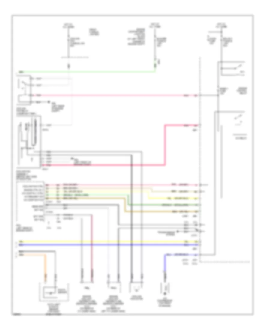 Automatic A C Wiring Diagram 2 of 2 for Hyundai Sonata Limited 2008