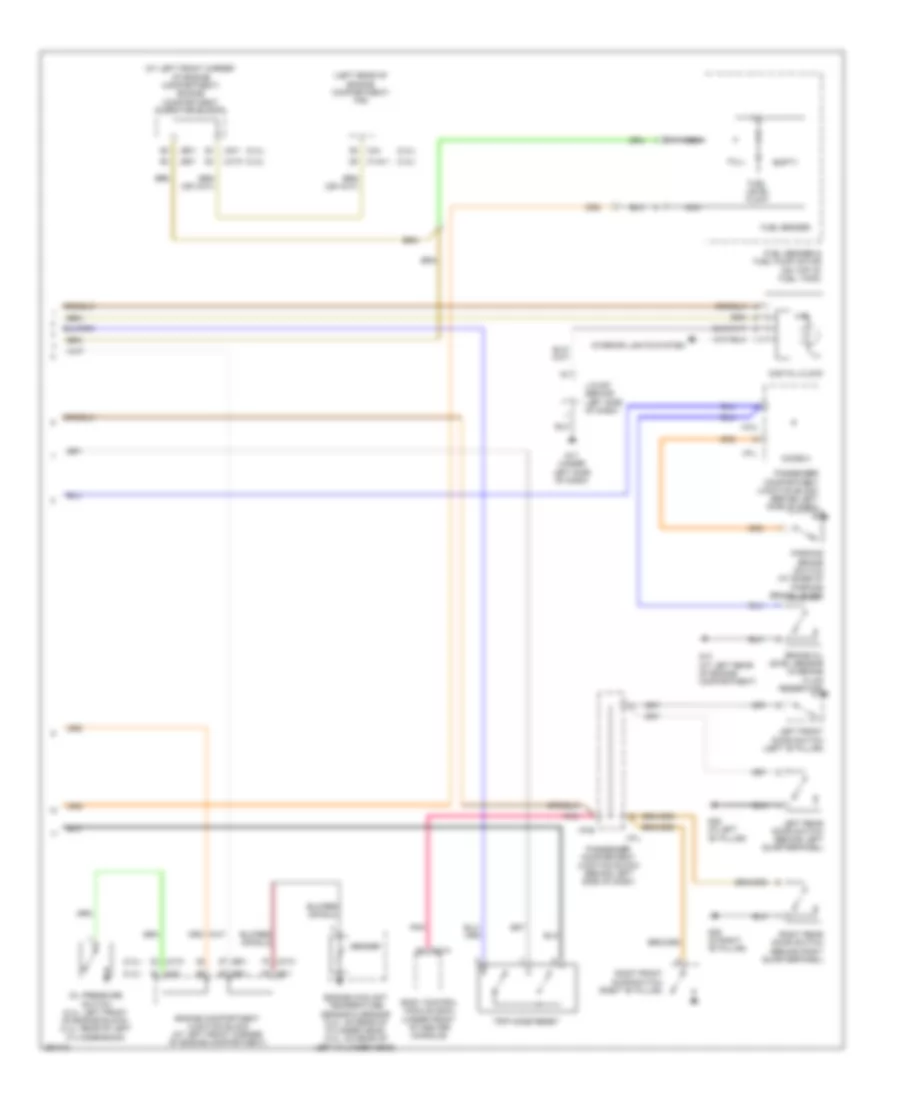 Instrument Cluster Wiring Diagram 2 of 2 for Hyundai Sonata Limited 2008