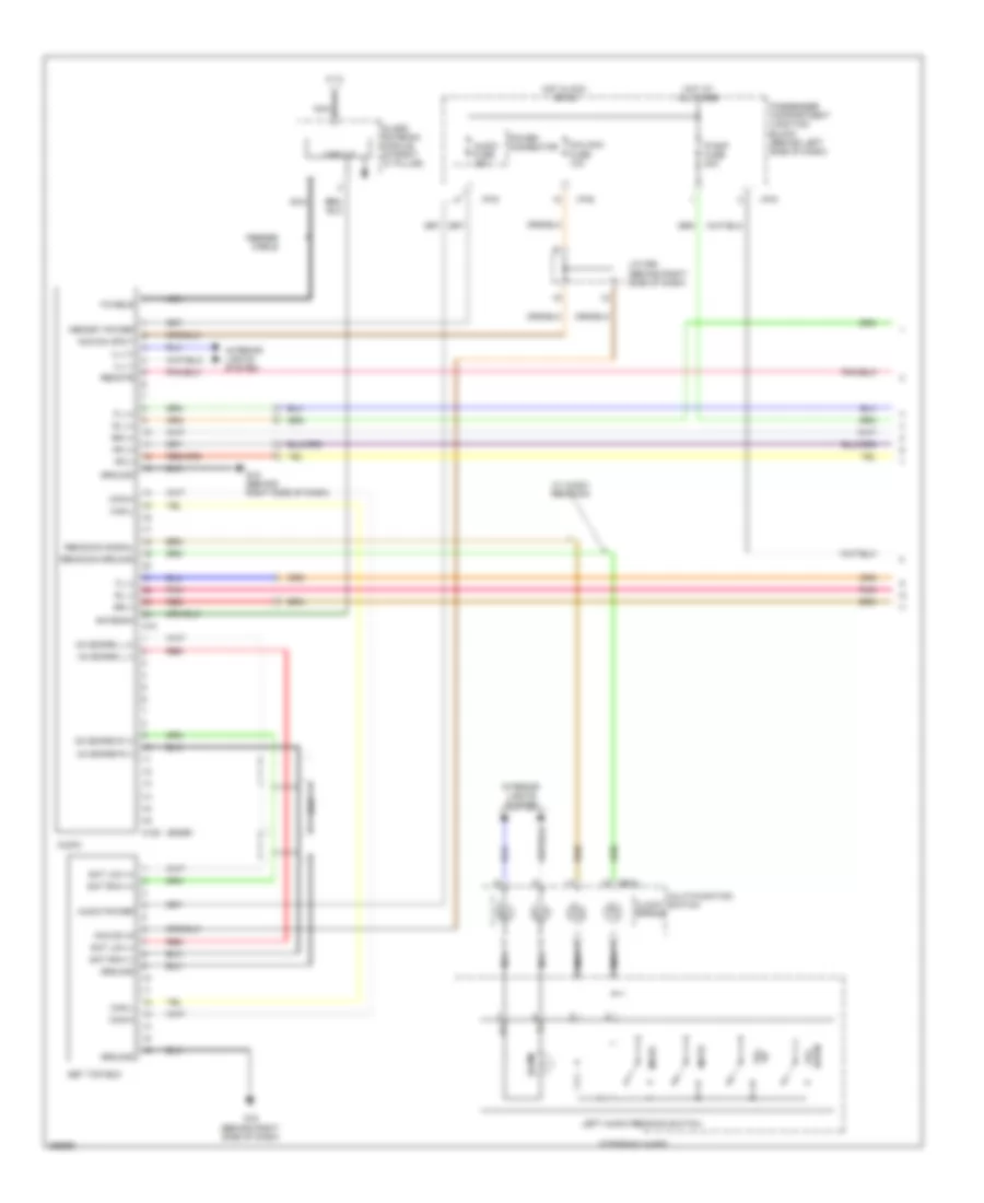 Radio Wiring Diagram with Amplifier 1 of 2 for Hyundai Sonata Limited 2008
