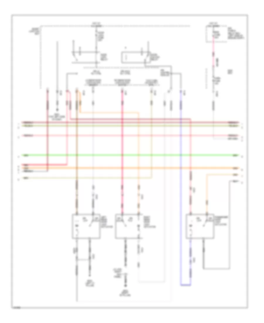Forced Entry Wiring Diagram (2 of 3) for Hyundai Azera 2014