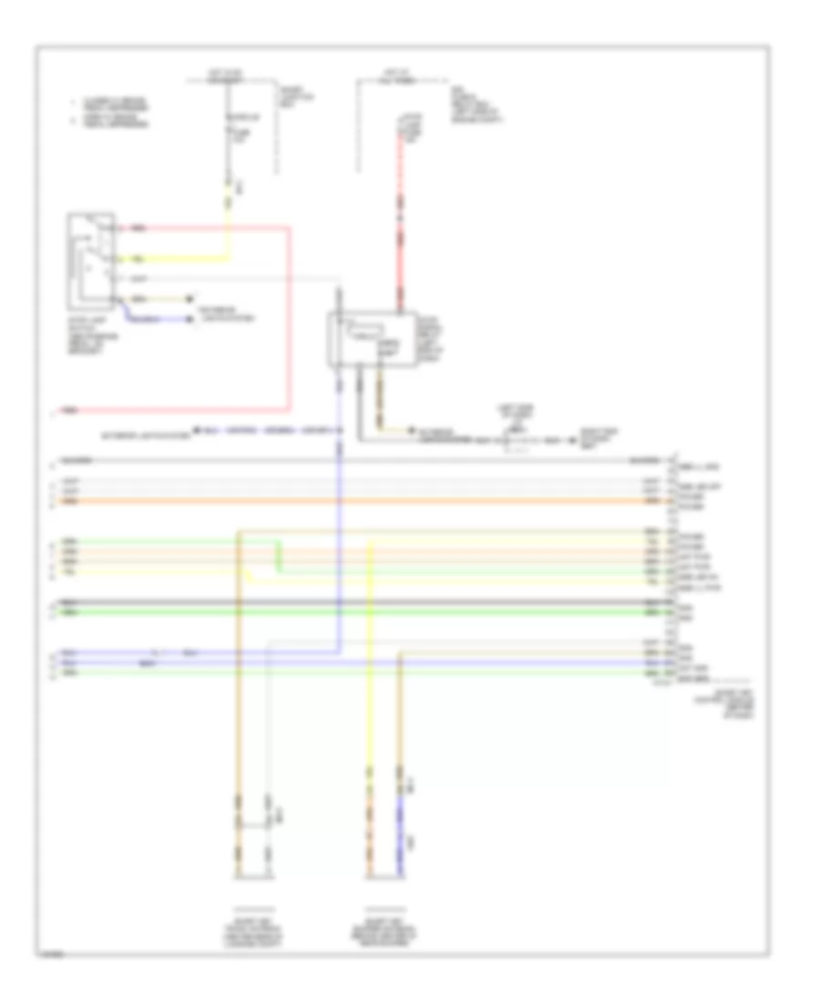 Immobilizer Wiring Diagram, with Smart Key System (3 of 3) for Hyundai Azera 2014