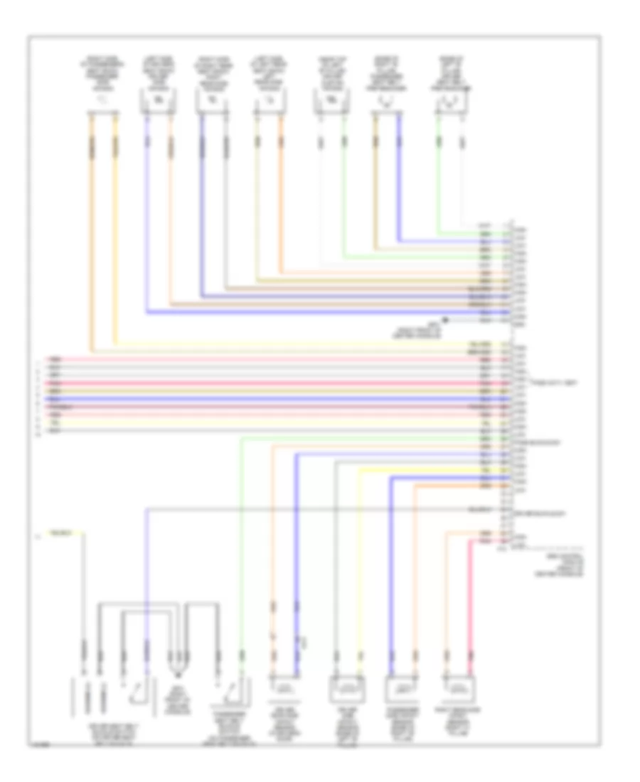 Supplemental Restraints Wiring Diagram (3 of 3) for Hyundai Azera 2014