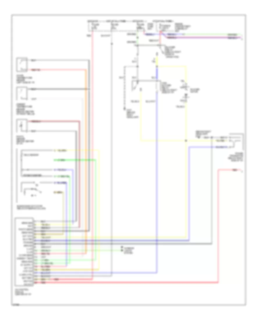 A C Wiring Diagram Auto A C 1 of 2 for Hyundai Sonata GL 1997