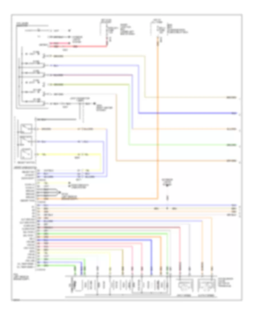 2.0L, Transmission Wiring Diagram (1 of 2) for Hyundai Elantra Limited 2014