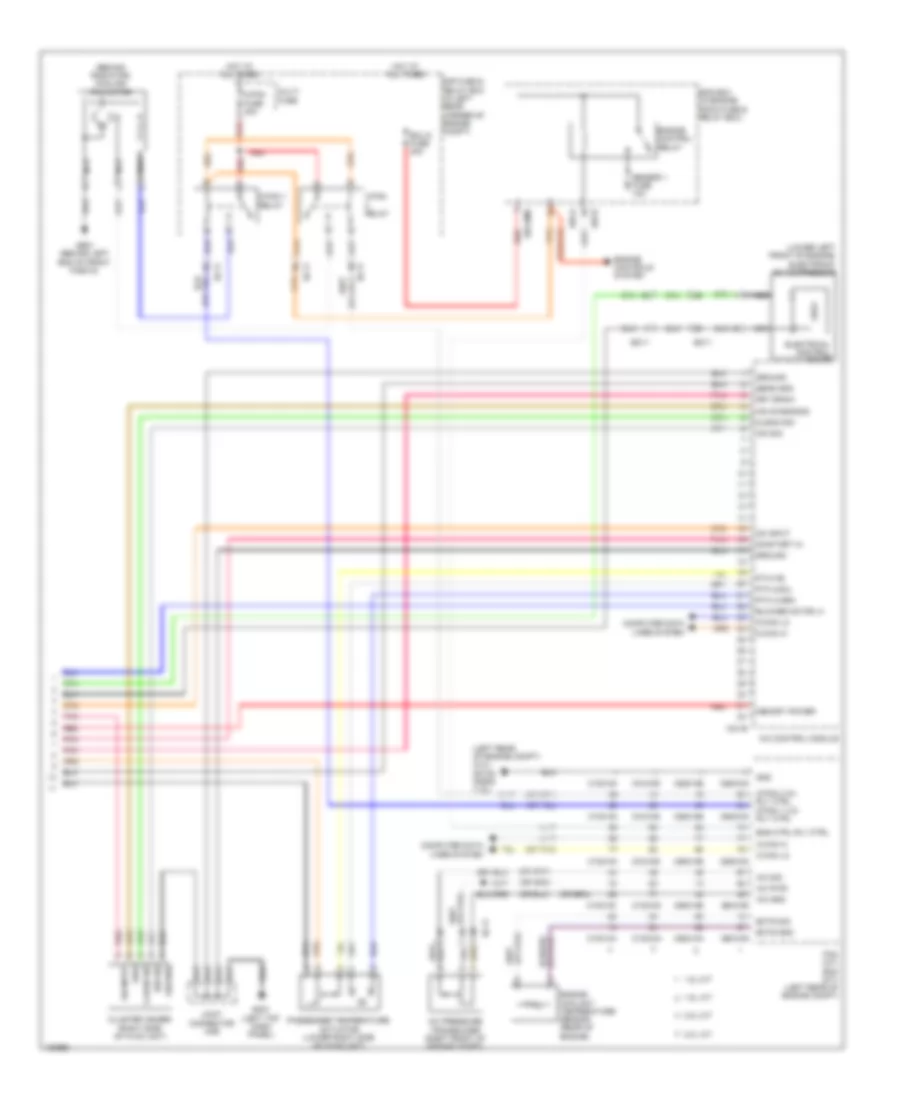 Automatic AC Wiring Diagram (2 of 2) for Hyundai Elantra Limited 2014