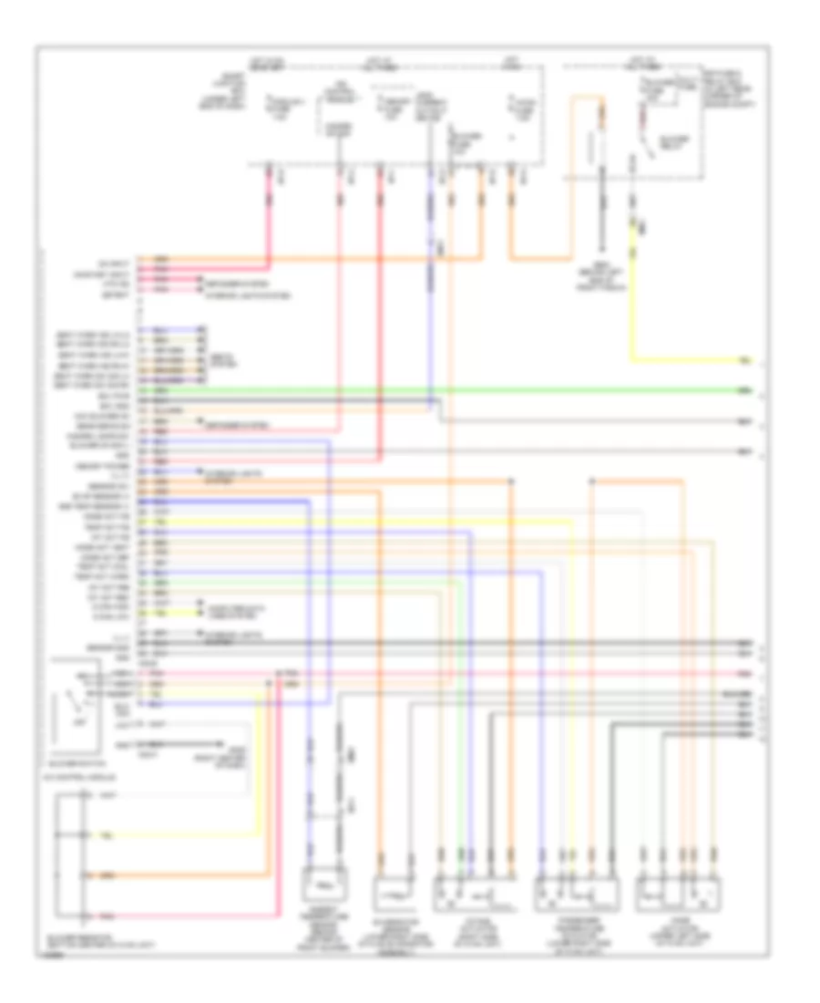 Manual AC Wiring Diagram (1 of 2) for Hyundai Elantra Limited 2014