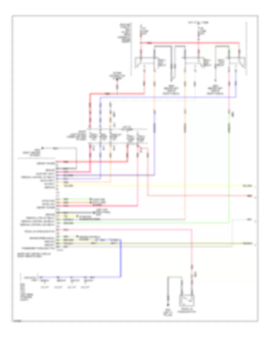 Immobilizer Wiring Diagram with Smart Key System 1 of 3 for Hyundai Elantra Limited 2014
