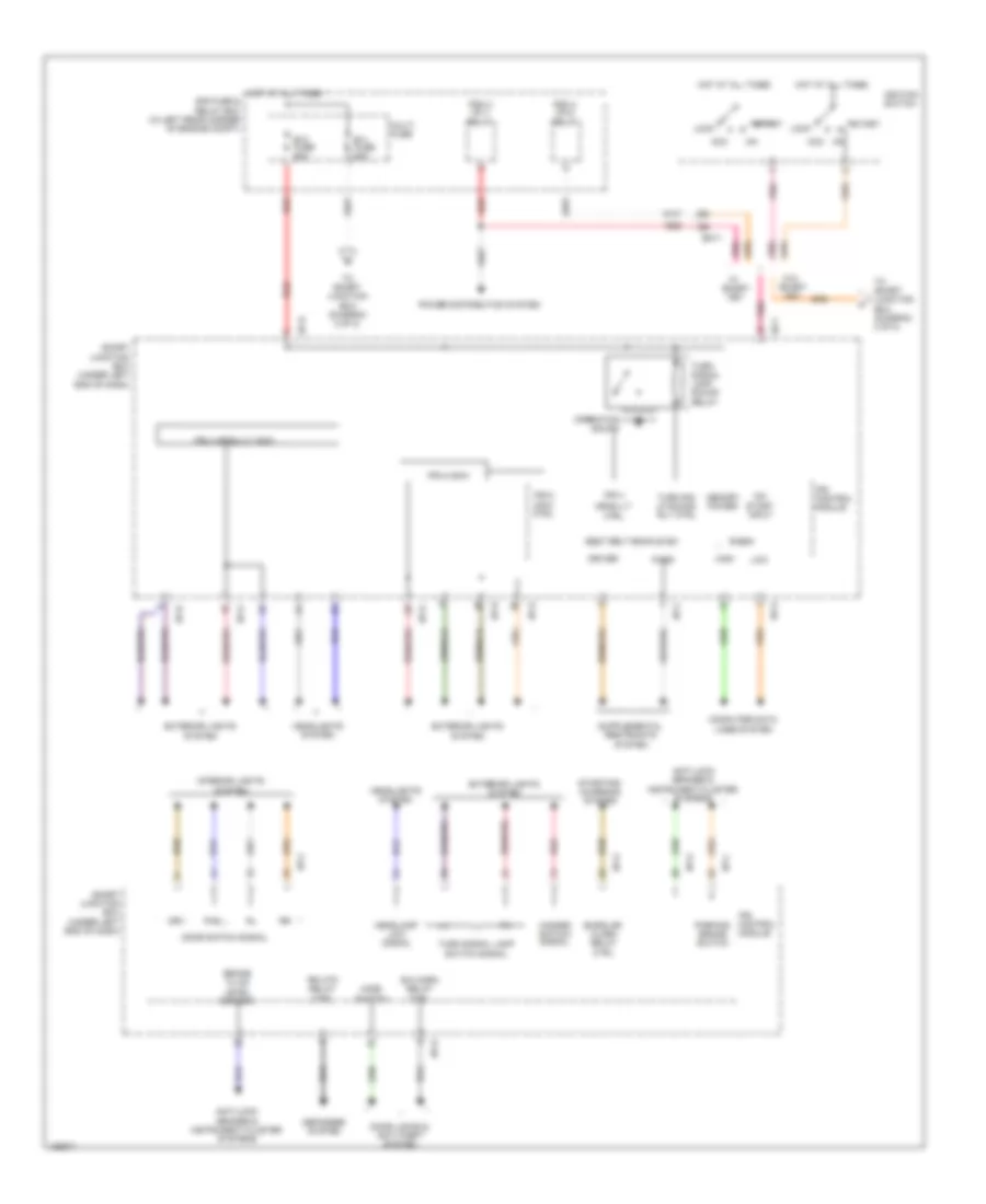 IPS Control Module Wiring Diagram 1 of 2 for Hyundai Elantra Limited 2014