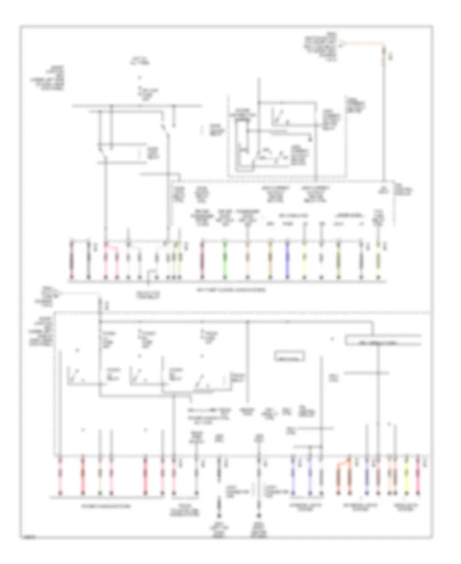 IPS Control Module Wiring Diagram 2 of 2 for Hyundai Elantra Limited 2014
