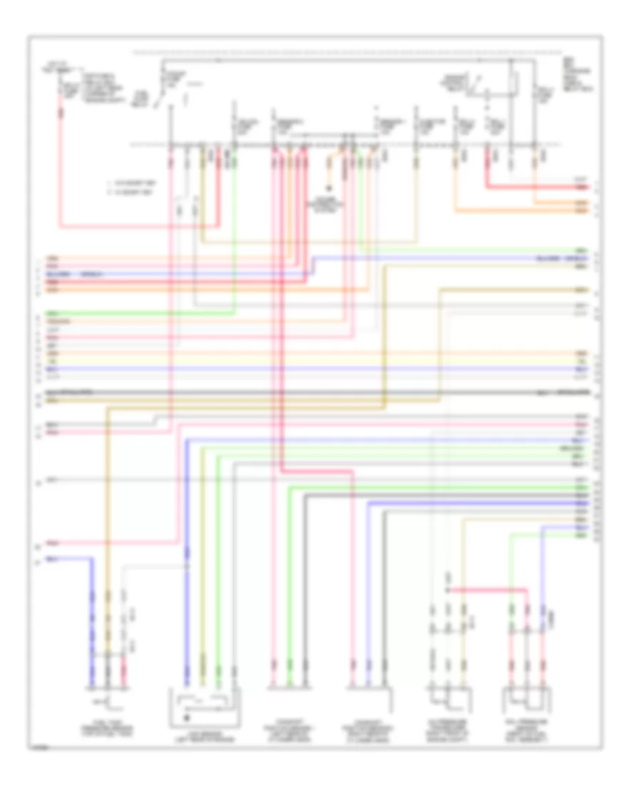 2.0L, Engine Performance Wiring Diagram, MT (4 of 6) for Hyundai Elantra Limited 2014