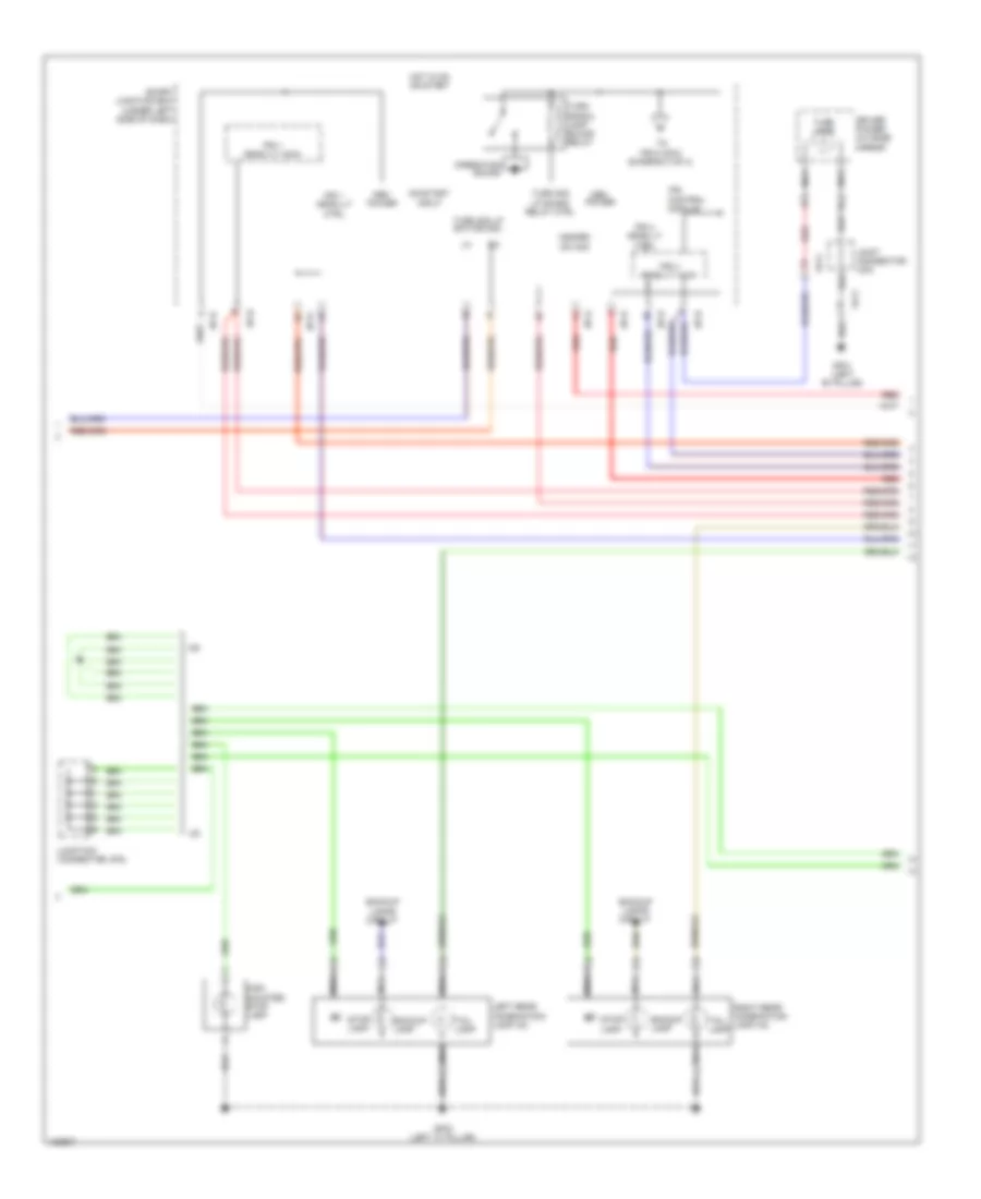 Exterior Lamps Wiring Diagram (2 of 4) for Hyundai Elantra Limited 2014