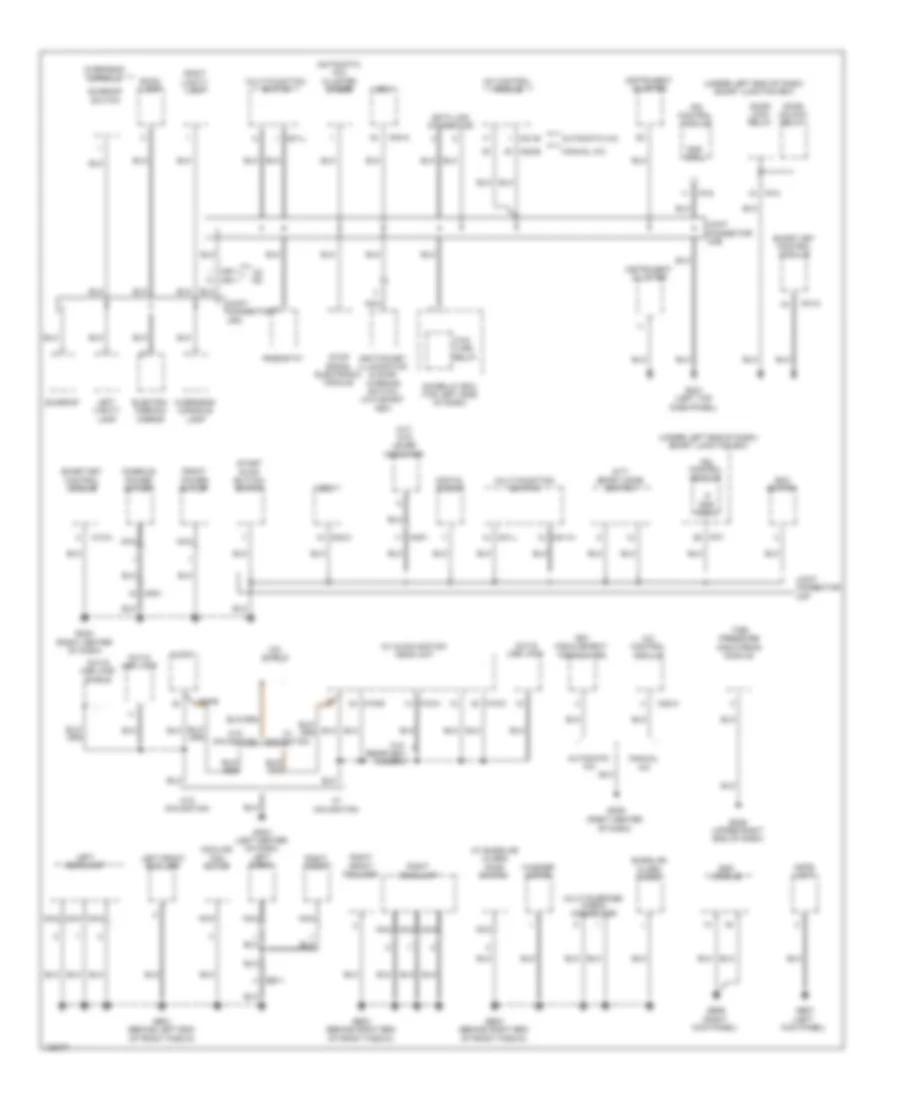 Ground Distribution Wiring Diagram 1 of 3 for Hyundai Elantra Limited 2014
