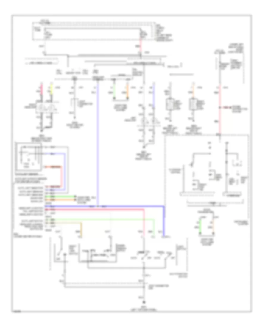 Autolamps Wiring Diagram for Hyundai Elantra Limited 2014
