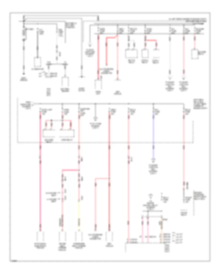 Power Distribution Wiring Diagram MD 1 of 7 for Hyundai Elantra Limited 2014
