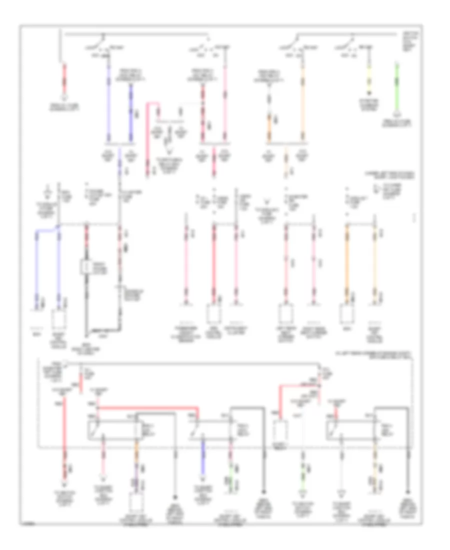 Power Distribution Wiring Diagram MD 2 of 7 for Hyundai Elantra Limited 2014