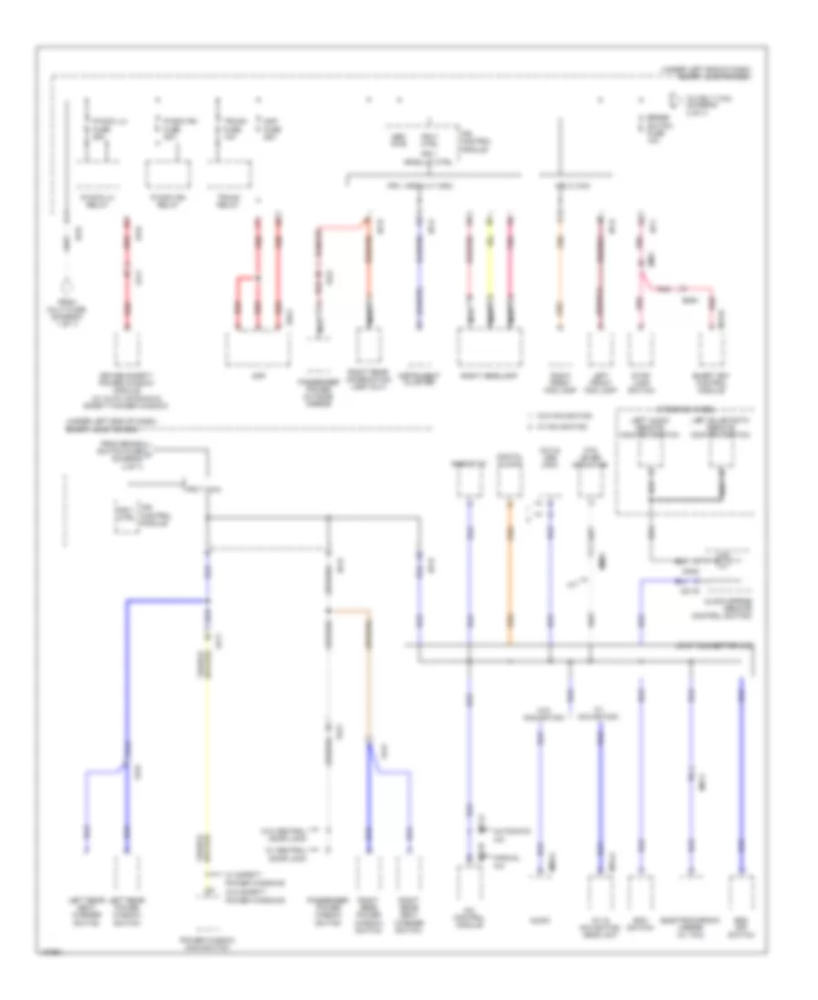 Power Distribution Wiring Diagram, MD (4 of 7) for Hyundai Elantra Limited 2014