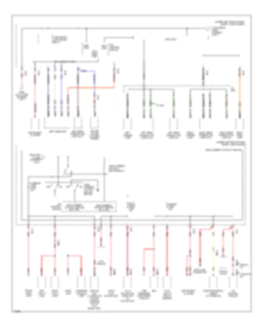 Power Distribution Wiring Diagram UD 6 of 7 for Hyundai Elantra Limited 2014