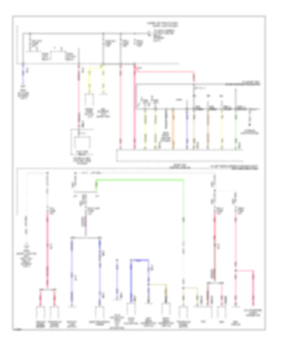 Power Distribution Wiring Diagram UD 7 of 7 for Hyundai Elantra Limited 2014