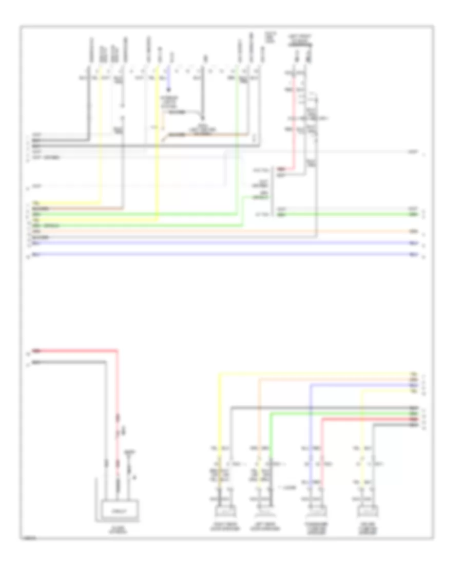 Radio Wiring Diagram, without Navigation with Amplifier (2 of 3) for Hyundai Elantra Limited 2014
